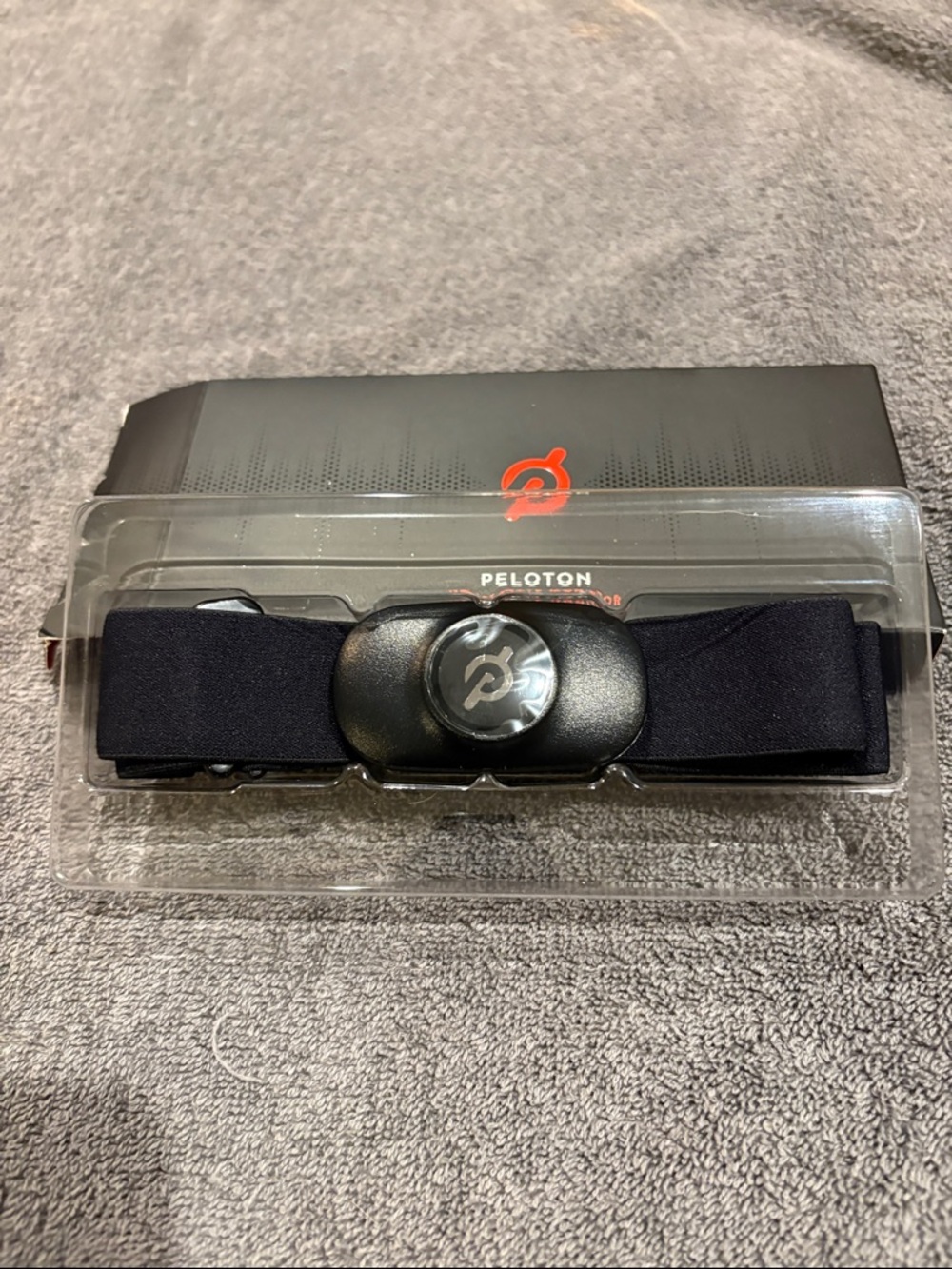 Peloton Black Heart Rate Monitor Chest Strap